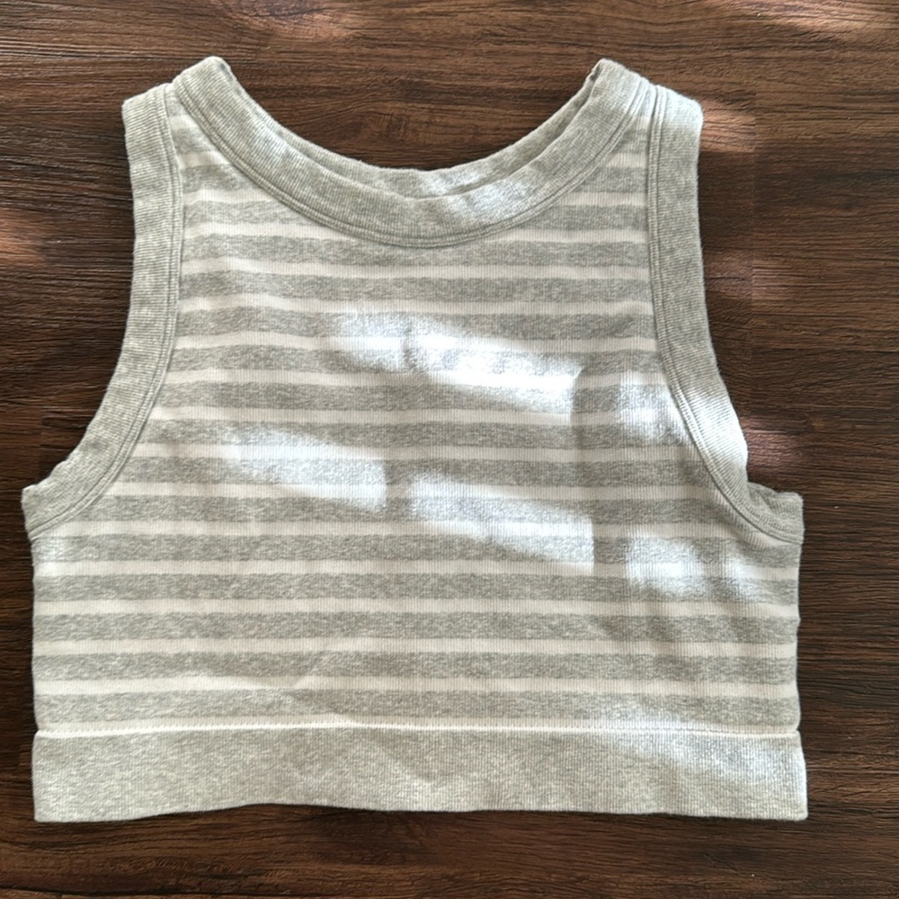 Offline striped crop top